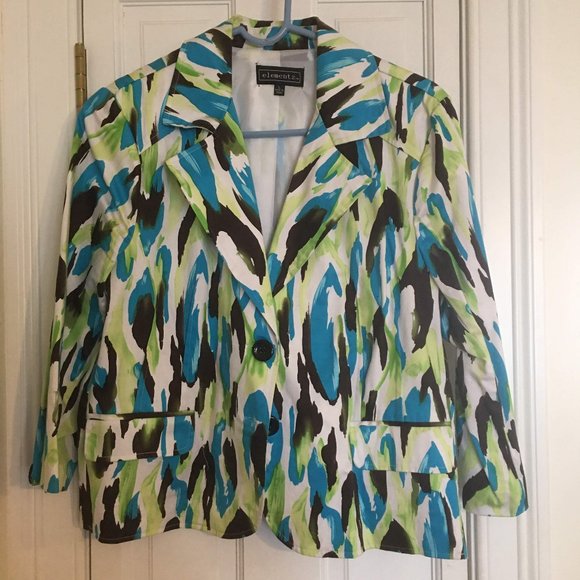 Elementz Jackets & Coats Elementz Brush Stroke Jacket Poshmark